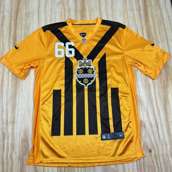 Nike Pittsburgh Steelers #66 DECASTRO 1933 STITCHED 52 NFL Football Jersey RARE